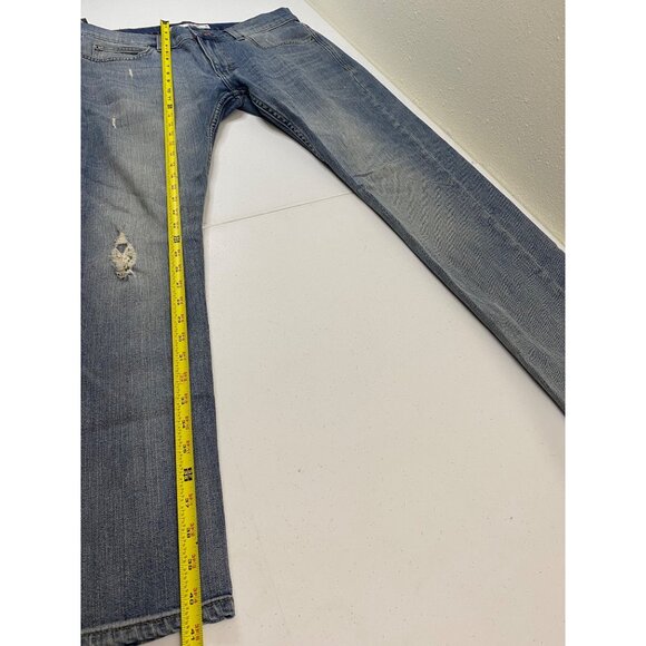 Lee Modern Series Slim Fit Tapered Leg Jeans Mens 32x30 Blue - Picture 11 of 13